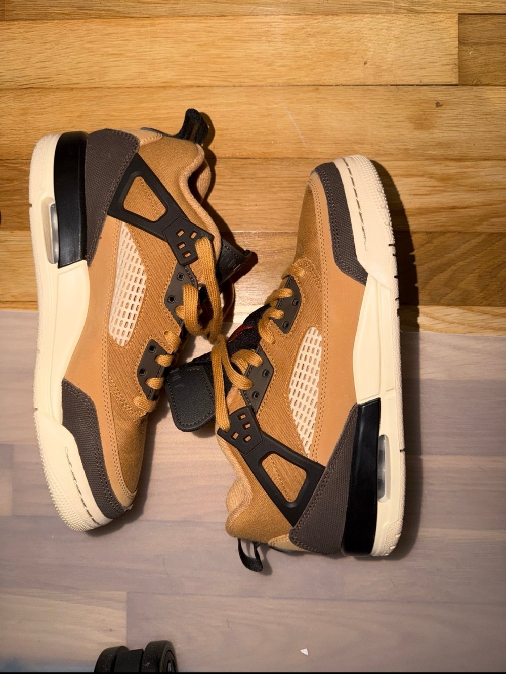 Jordan Wheat/Tan with Black Accents - Men's Sneaker
